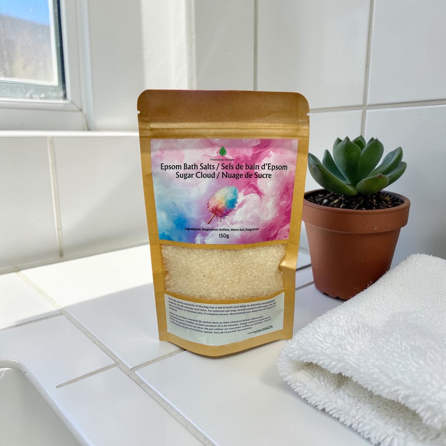 Sugar Cloud Epsom Bath Salts