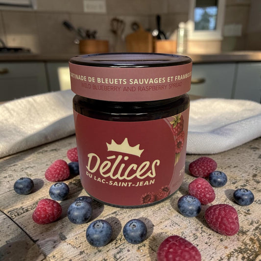 Délices du Lac-Saint-Jean - Wild Blueberry and Raspberry Spread