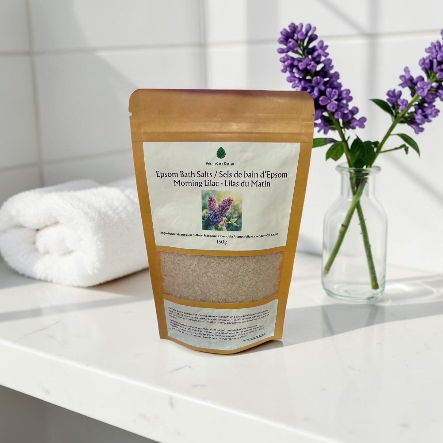 Morning Lilac Epsom Bath Salts (150g)