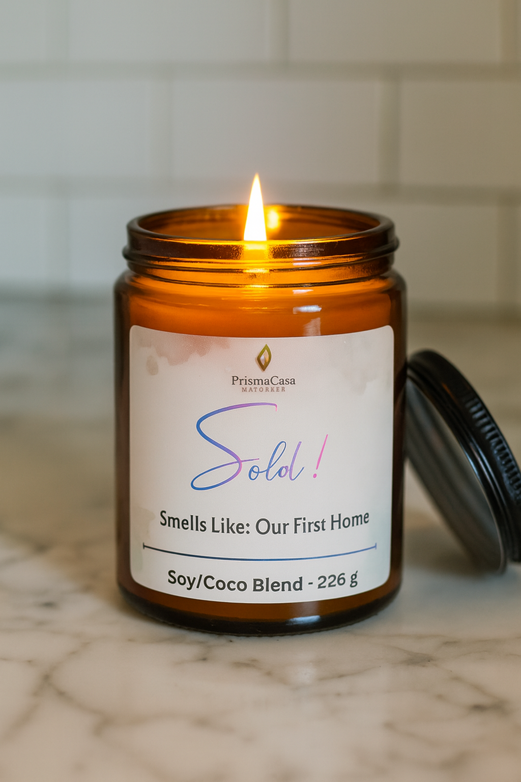 Smells like: Mystery Scent Candle 226 g | Soy & Coco Blend | Limited Fun Edition