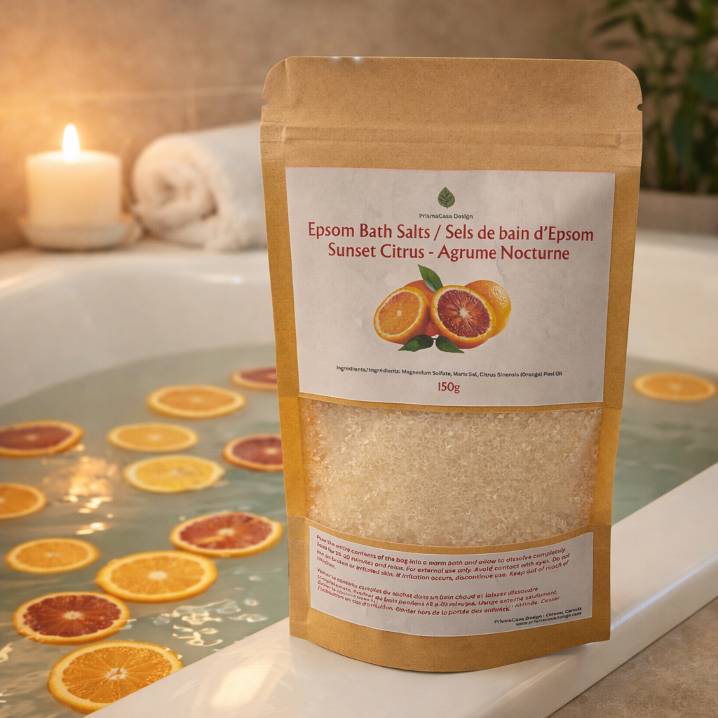 Sunset Citrus Epsom Bath Salts