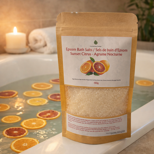 Sunset Citrus Epsom Bath Salts