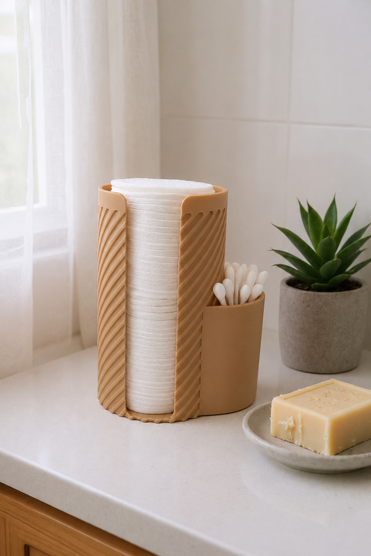 Cotton Pad & Cotton Swab Organizer