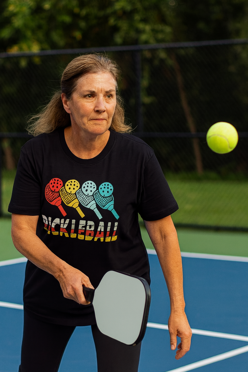 Retro Pickleball T-Shirt (Bella+Canvas)