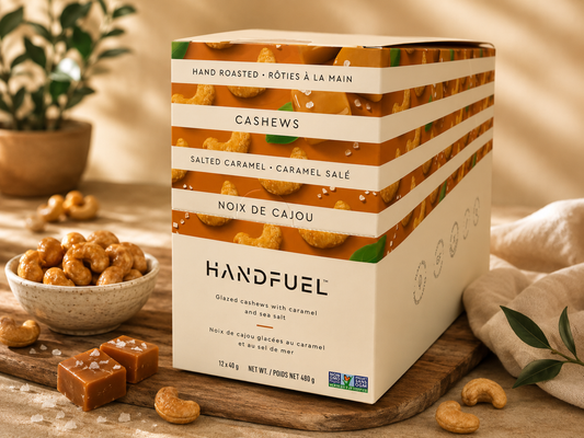 Handfuel - Salted Caramel Cashews - Box of 12