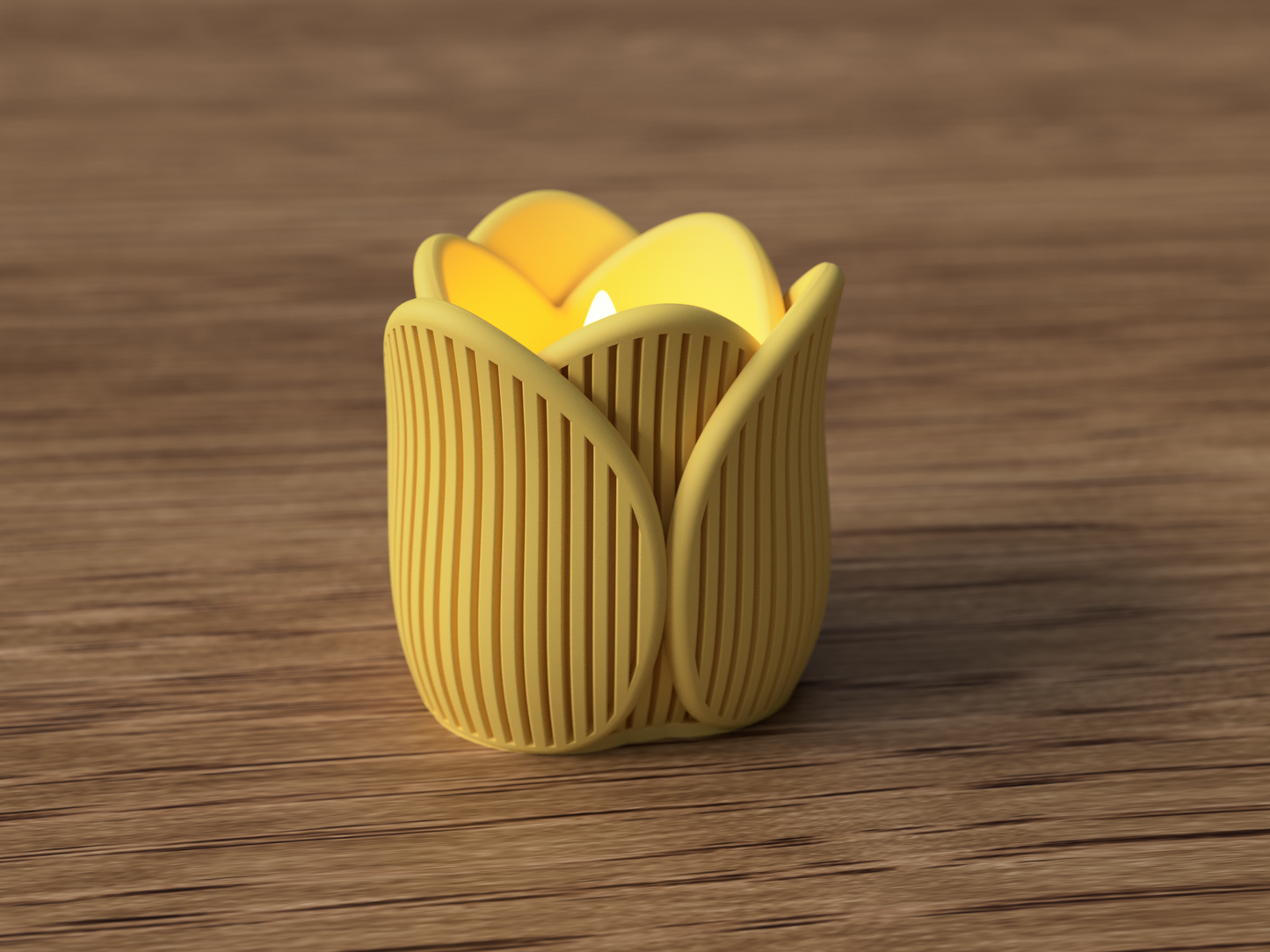 Tulip LED Tea Light Holder